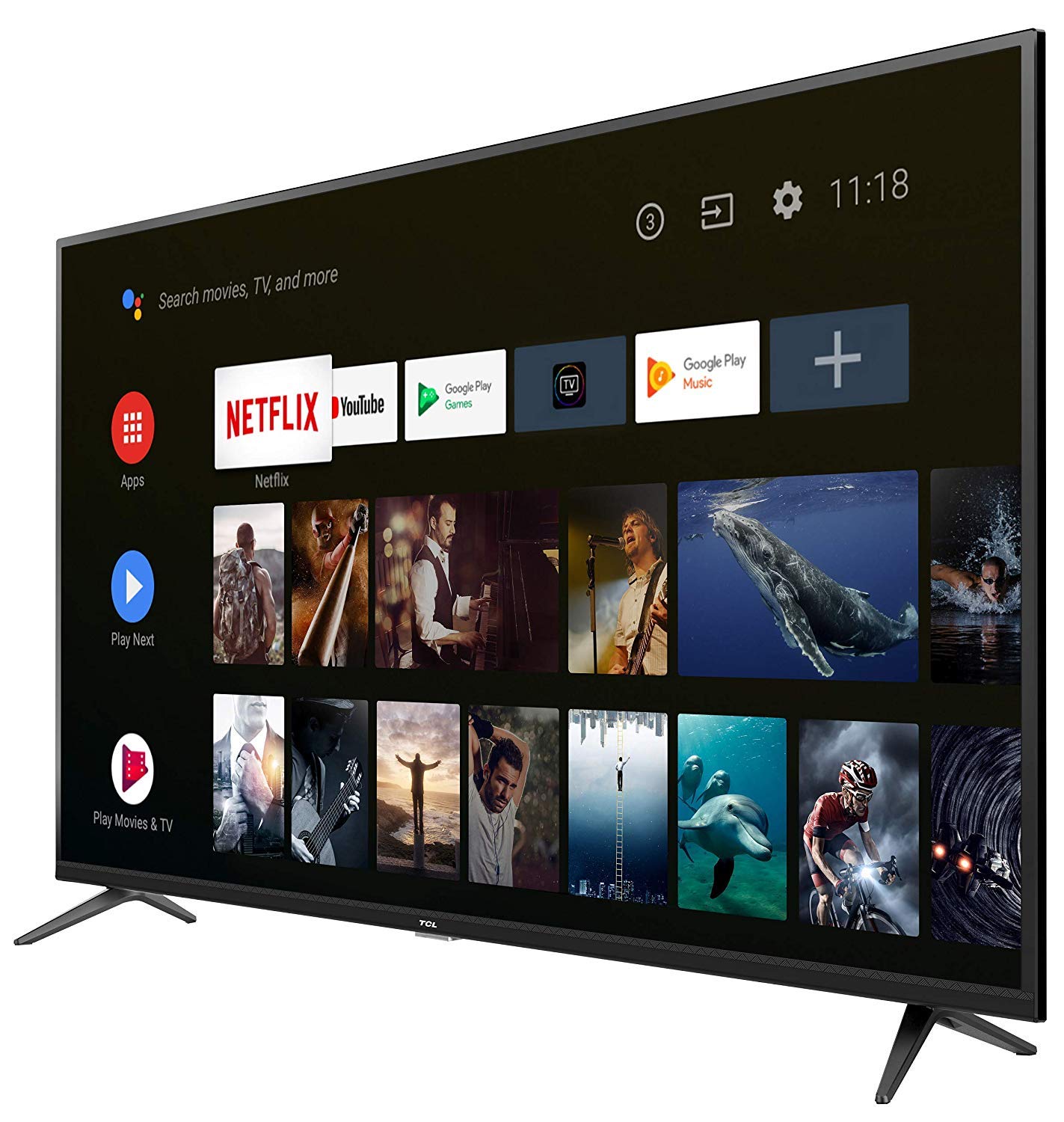 TCL 4Kスマート液晶テレビ 55V型　55P8S TCL 4Kスマート液晶テレビ 55V型 55P8S TCL 55P8S [55インチ